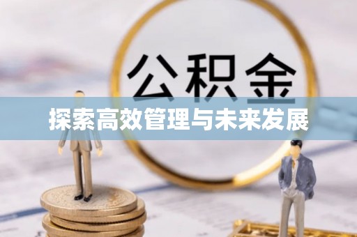 峡江探索高效管理与未来发展