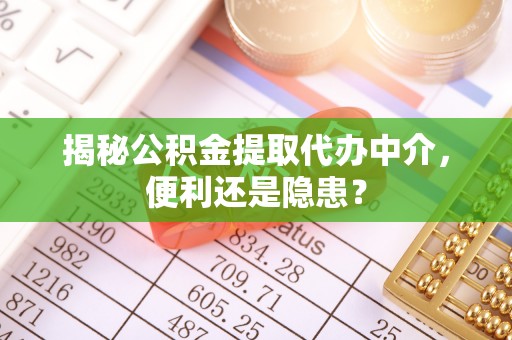 峡江揭秘公积金提取代办中介，便利还是隐患？