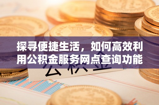 峡江探寻便捷生活，如何高效利用公积金服务网点查询功能