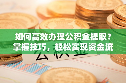 峡江如何高效办理公积金提取？掌握技巧，轻松实现资金流动