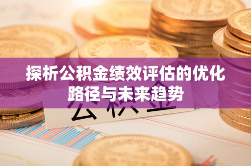 峡江探析公积金绩效评估的优化路径与未来趋势