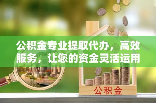 峡江公积金专业提取代办，高效服务，让您的资金灵活运用