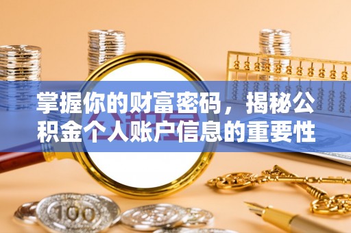 峡江掌握你的财富密码，揭秘公积金个人账户信息的重要性