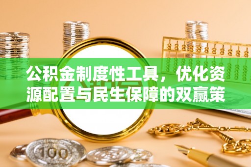 峡江公积金制度性工具，优化资源配置与民生保障的双赢策略