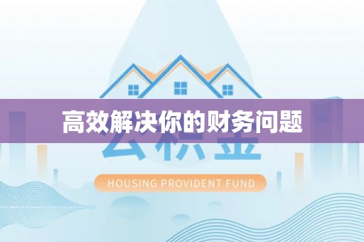 峡江高效解决你的财务问题